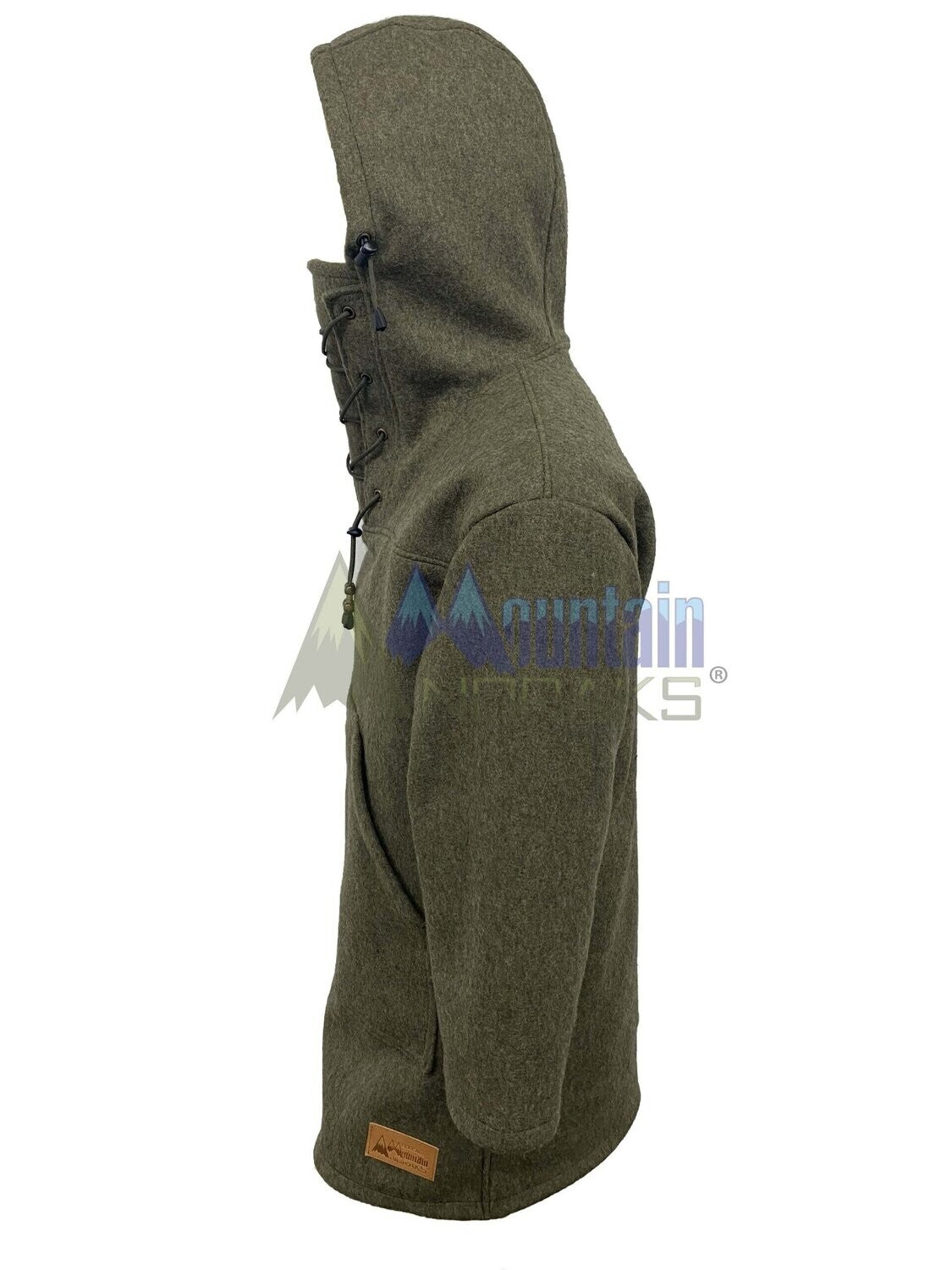 Hood Wool Anorak Bushcraft The Rough© Anorak Boreal Mountain