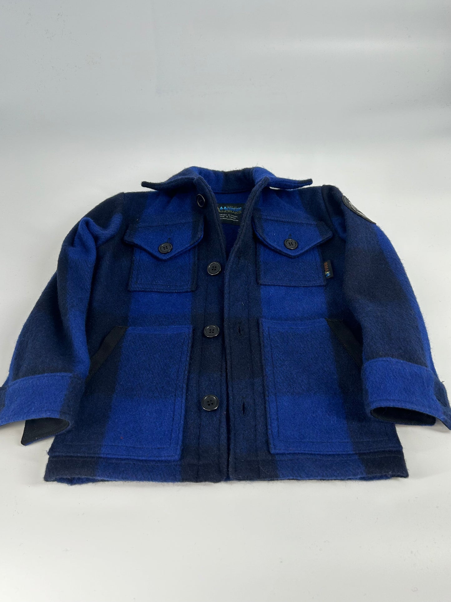 Boys Buffalo Plaid Blue Over Shirt