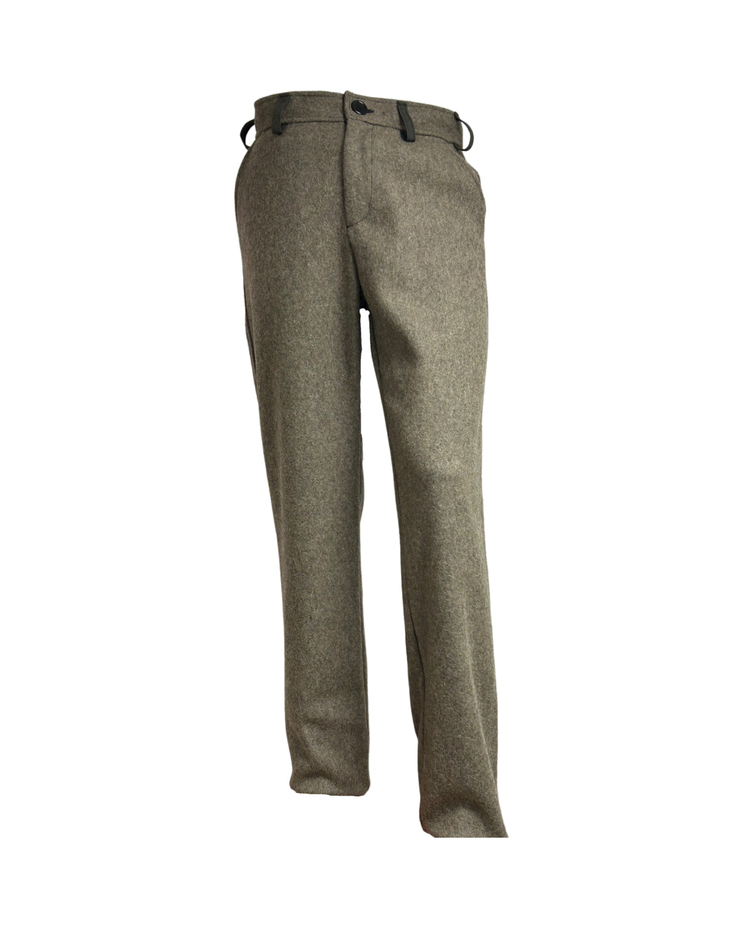 Pantalon en laine rêche