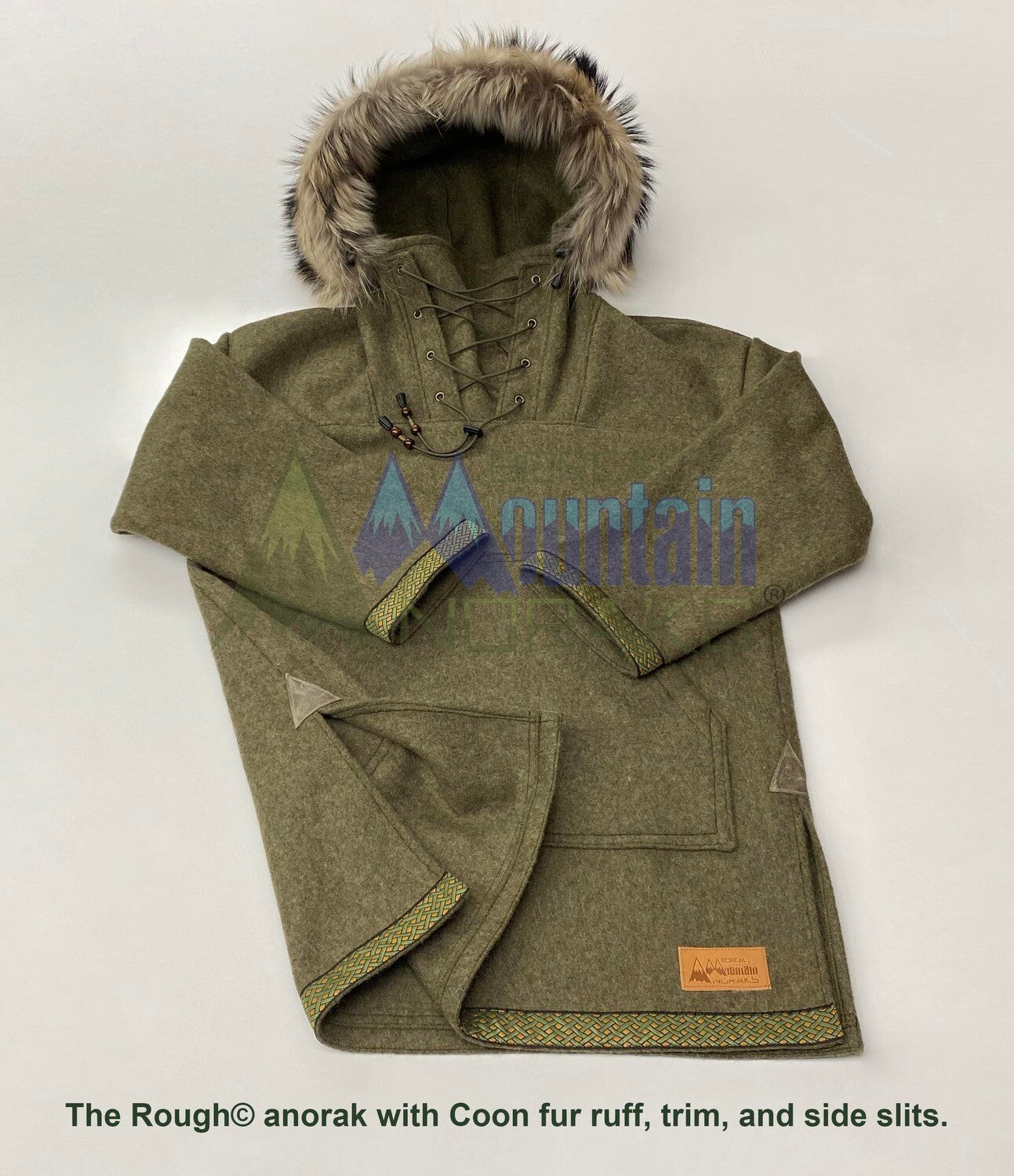 Anorak jacket with fur hood best sale