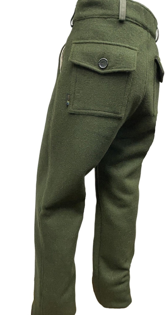 Green Wool Pants, Suspender Pants, Long Wool Pants, Womens Pants With  Pockets, Wide Leg Pants, Vintage Wool Pants, Autumn Winter Pants 2068 -   Canada